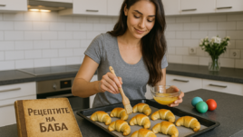 Козуначени кифлички на баба (рецепта)