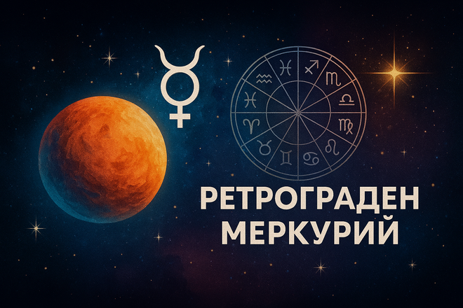 Ретрограден Меркурий в Рак: 29 юни – 24 юли 2026
