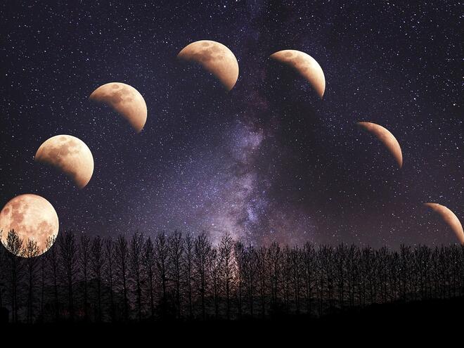 Лунна диета през юли 2026 и лунен календар с фазите на Луната
